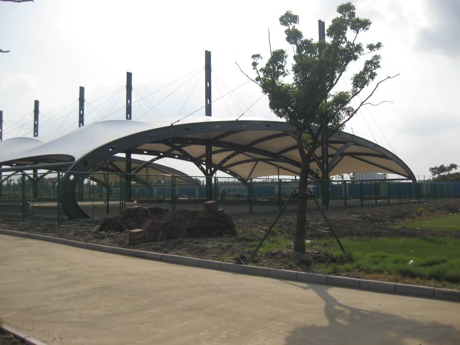 篮球场推拉雨棚-2