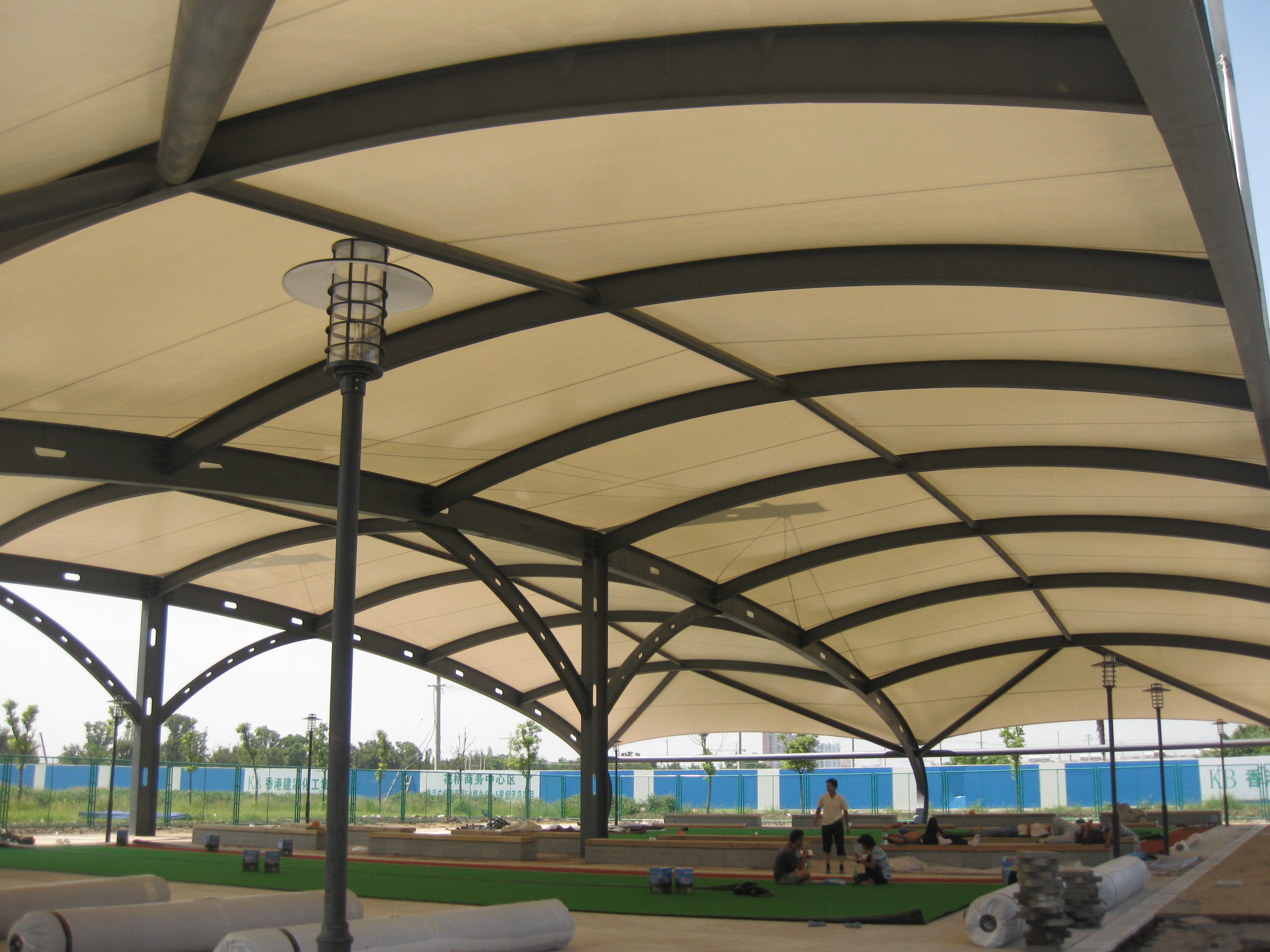 户外门球场棚-2