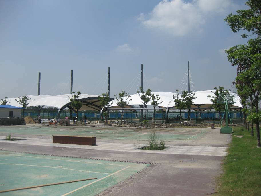 羽毛球场膜结构价格-1