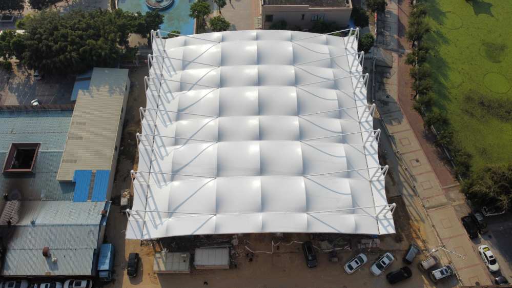 膜结构车棚制作加工-2