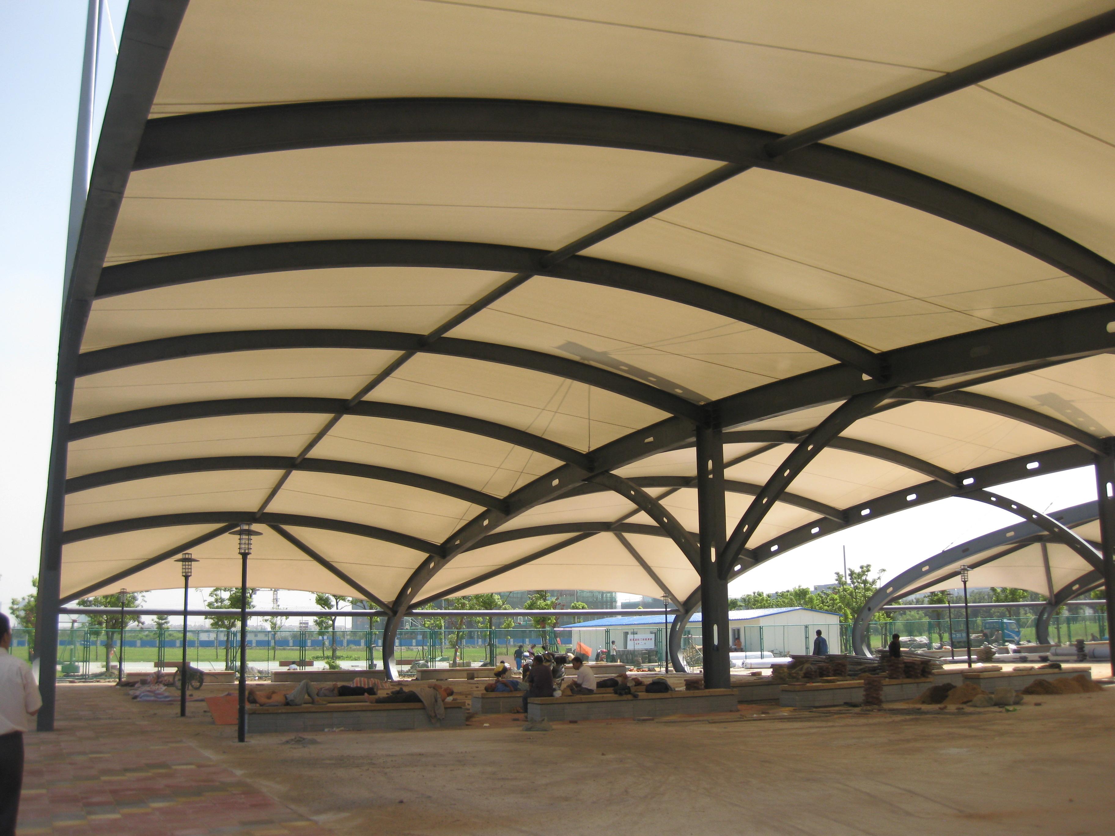 电动遮阳棚和伸缩雨棚厂家-2