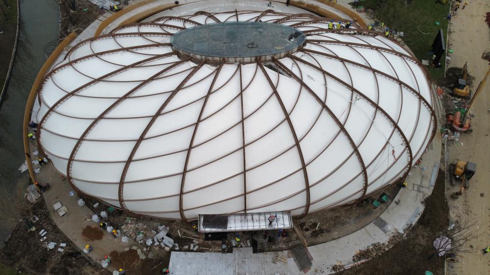 膜结构污水处理加盖-2